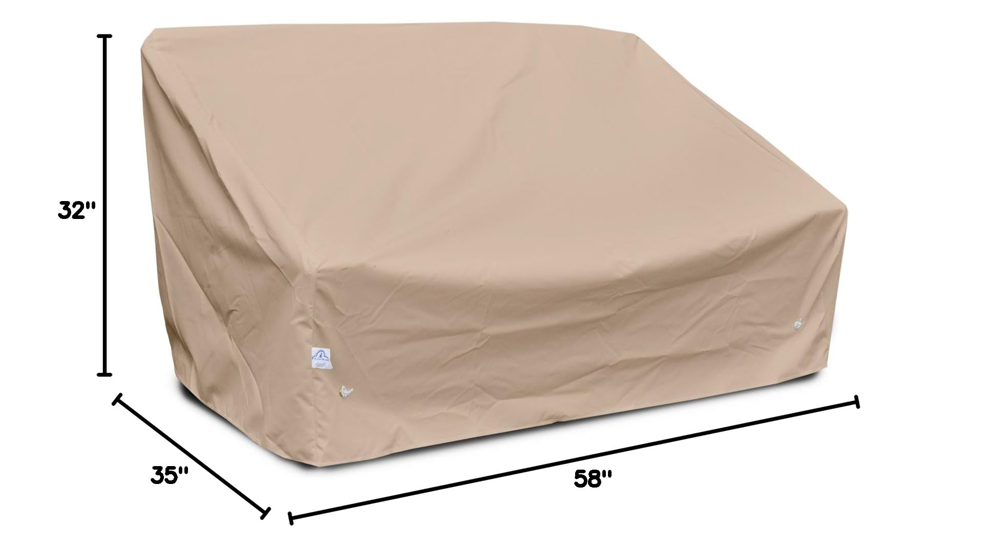 Weathermax 46350 Deep 2-Seat Sofa Cover - 58