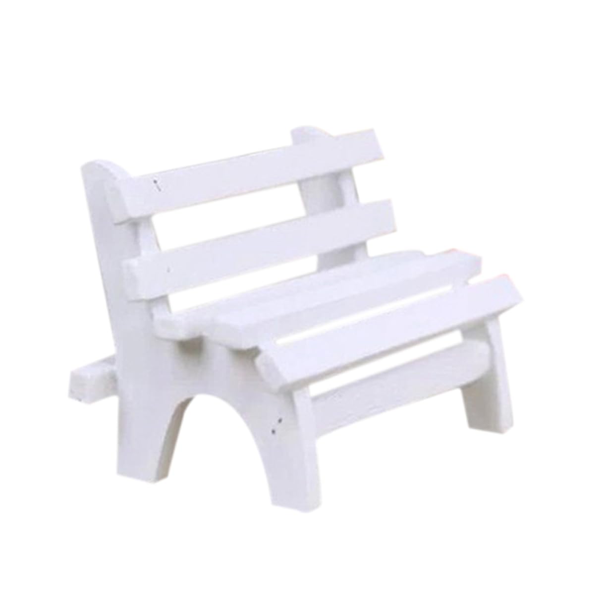 VICASKY White Bamboo Bookcase Decor - Mini Bookshelf for Dollhouse, Room Chair & Home Accents | Minecraft Inspired Landscape Ornament for Bedroom, Living Room & Office Decoration