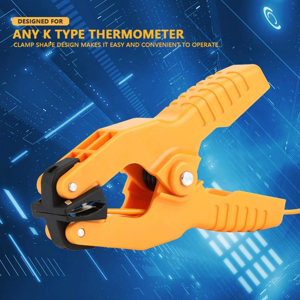 High Accuracy K-Type Thermocouple Pipe Clamp Probe - 1-3/8