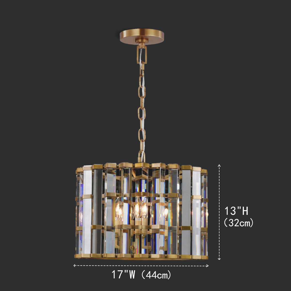 Modern Ayden Cylindrical Linear Chandelier - Sleek LED Pendant Light for Dining Room, Kitchen Island & Living Room Decor