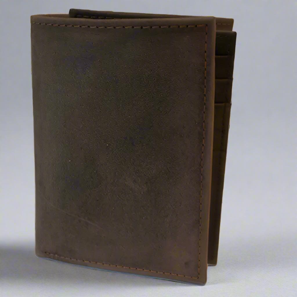 BOL Men's RFID Blocking Leather Wallet - Slim Trifold Design for Credit Cards & Cash - Perfect for Everyday Use, Travel, and Business