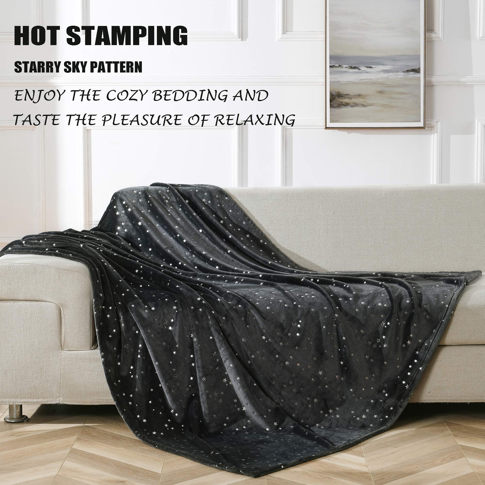 Ultra Soft NANPIPER Twin Size Fluffy Throw Blanket - All Season Microfiber Fleece Bed & Sofa Blanket for Women & Girls (65x80 Inches, Grey) - Perfect for Cozy Nights, Movie Time & Home Decor