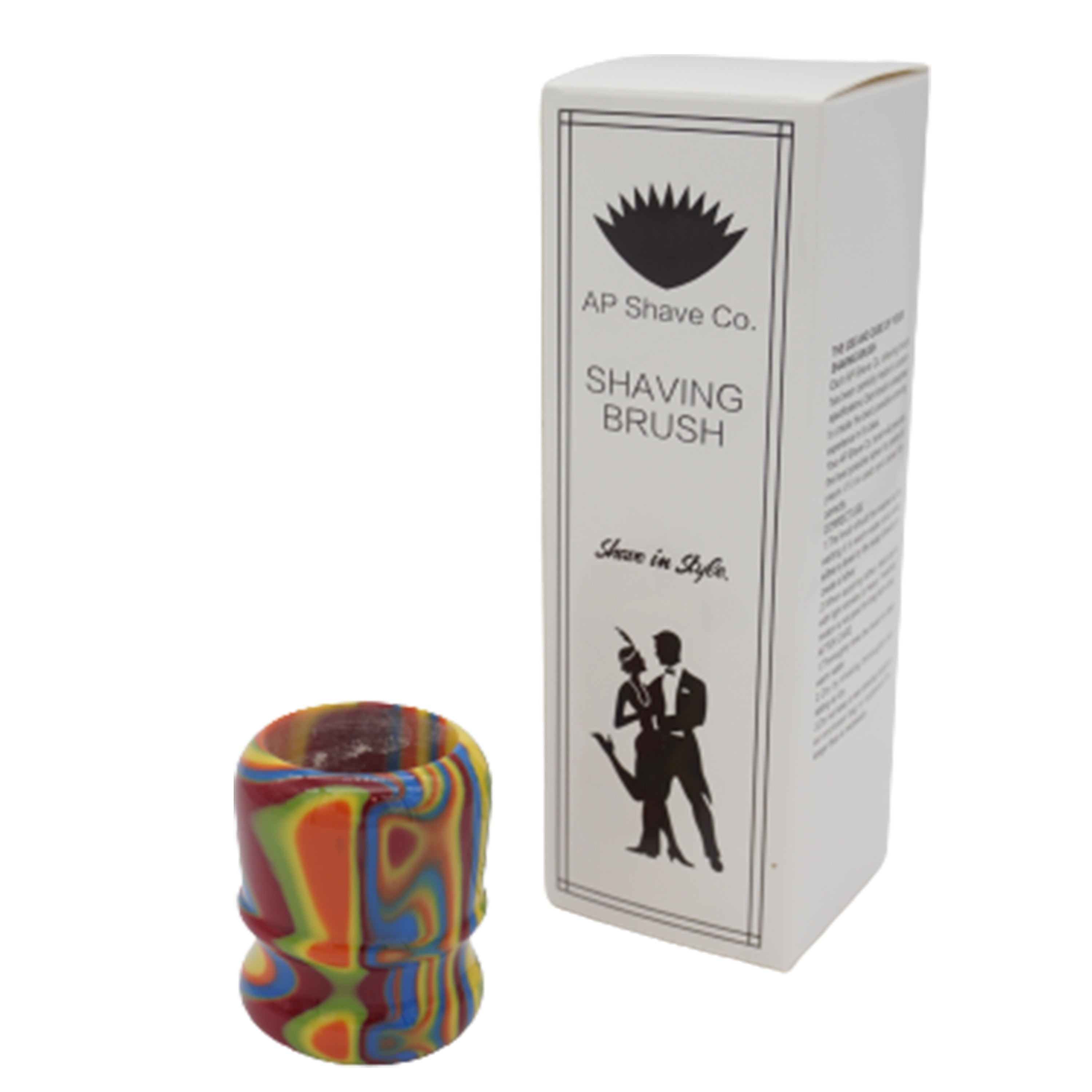 Premium Handcrafted Disco Shaving Brush Handle - Fits 24mm & 26mm Knots - Perfect for Wet Shaving & Grooming Gifts for Men