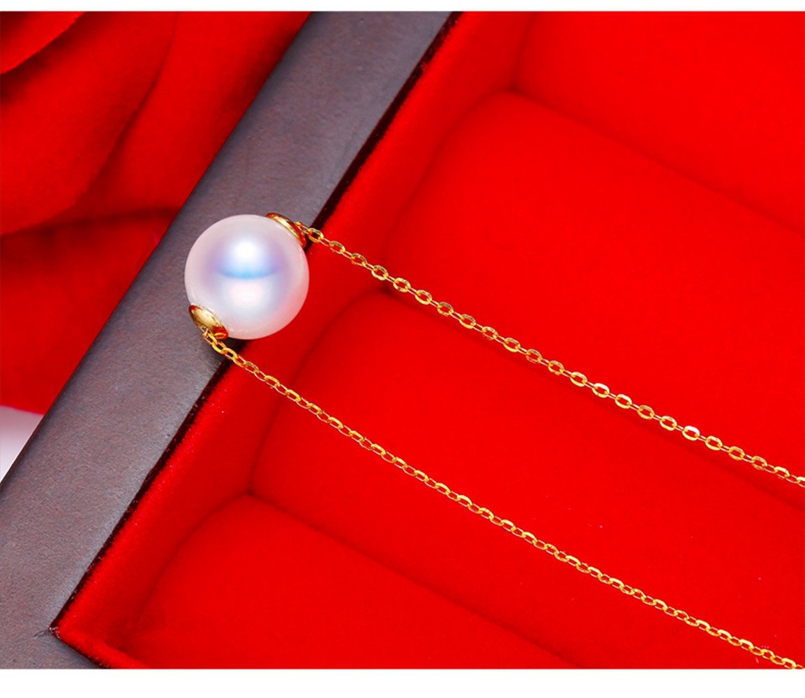 Luxury Tahitian Black Pearl & Akoya White Pearl Necklace - 18K Gold Pendant, AAAA+ Round Pearls - Elegant Fine Jewelry Gift for Women (Anniversary, Birthday, Valentine's Day, Mother's Day) - Perfect for Weddings, Parties & Special Occasions