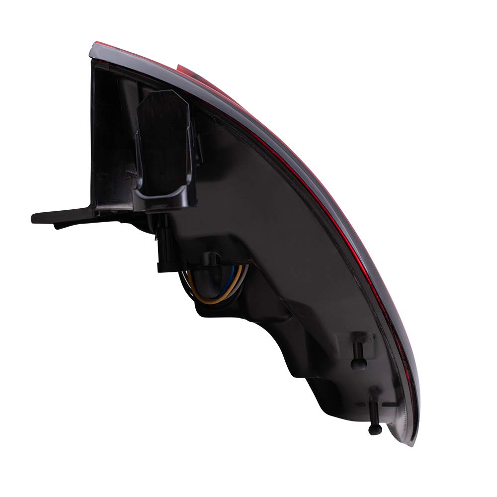 Brock Replacement Tail Lights Set - Driver & Passenger Side Quarter Panel Mounted for 2014-2020 Dodge Durango | Perfect for Night Driving & Vehicle Customization