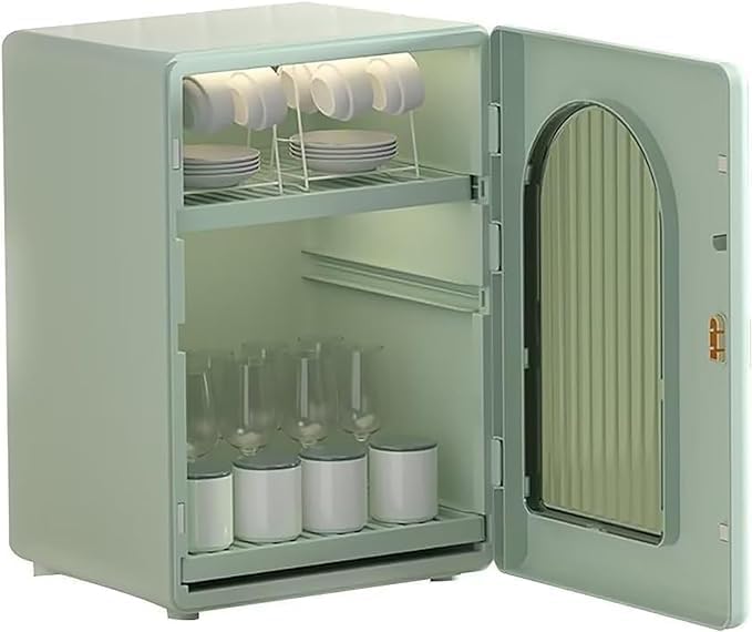 Luxury Cosmetic Storage Cabinet - Dustproof Makeup Organizer with Open Door, Large Capacity Beauty & Skincare Storage Box | Perfect for Vanity, Bathroom & Bedroom Organization