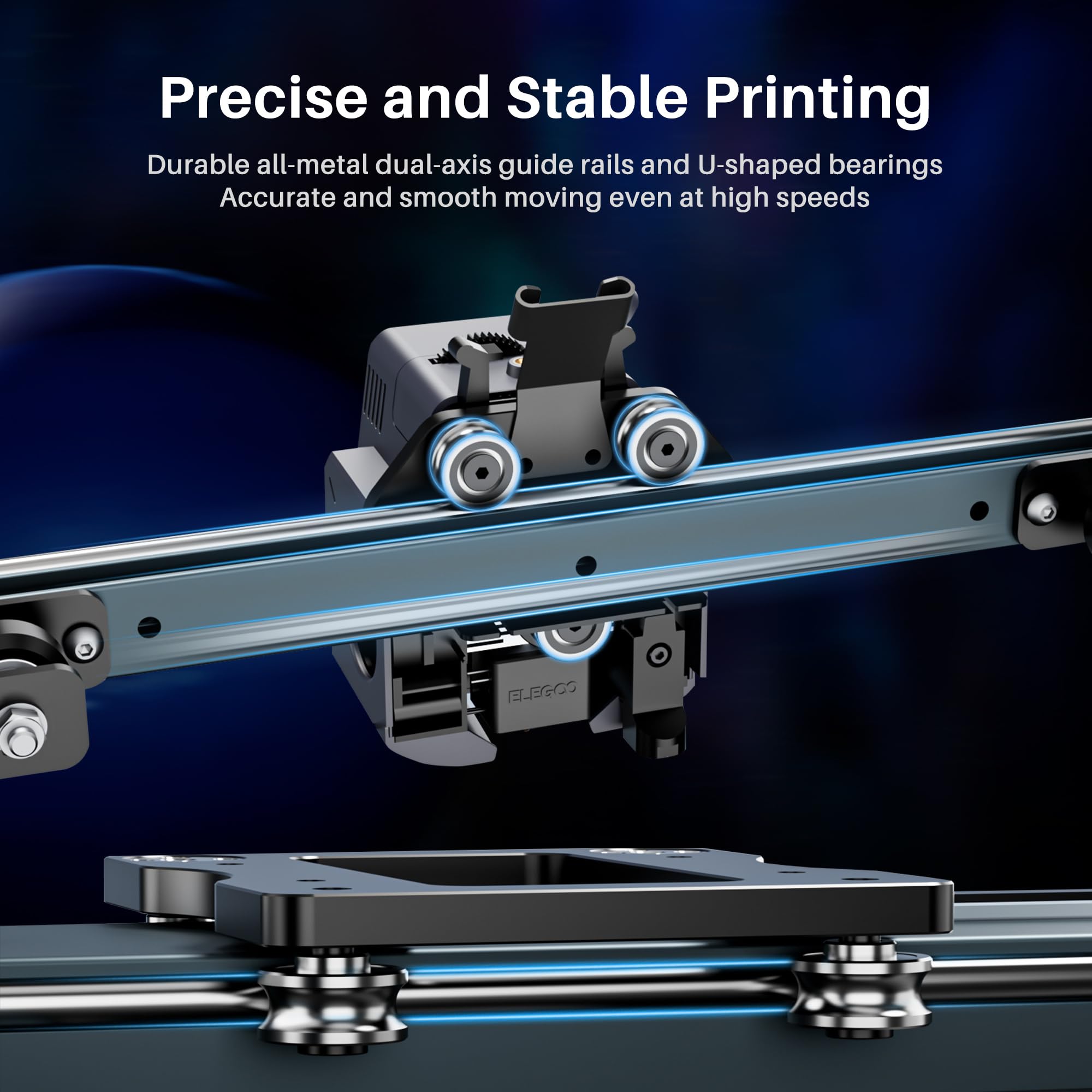 ELEGOO Neptune 4 Pro 3D Printer - 500mm/s High Speed FDM 3D Printer with Klipper Firmware, Auto Leveling & Direct Drive Extruder | Easy Assembly | 8.85x8.85x10.43 Inch Build Volume | Perfect for Home DIY, Prototyping & Hobbyist Projects