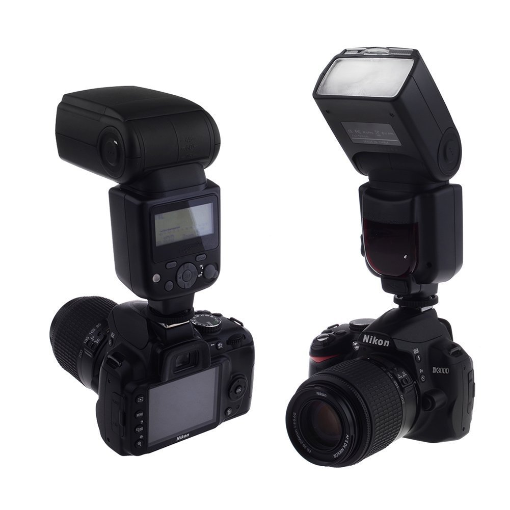 Canon EOS Rebel T3 DSLR Camera Flash Kit - Bounce, Zoom & Swivel Head Speedlite with High-Powered AC Rapid Charger, 4AA 2900mAh Batteries & 5-Piece Cleaning Kit - Perfect for Portrait, Wedding & Event Photography