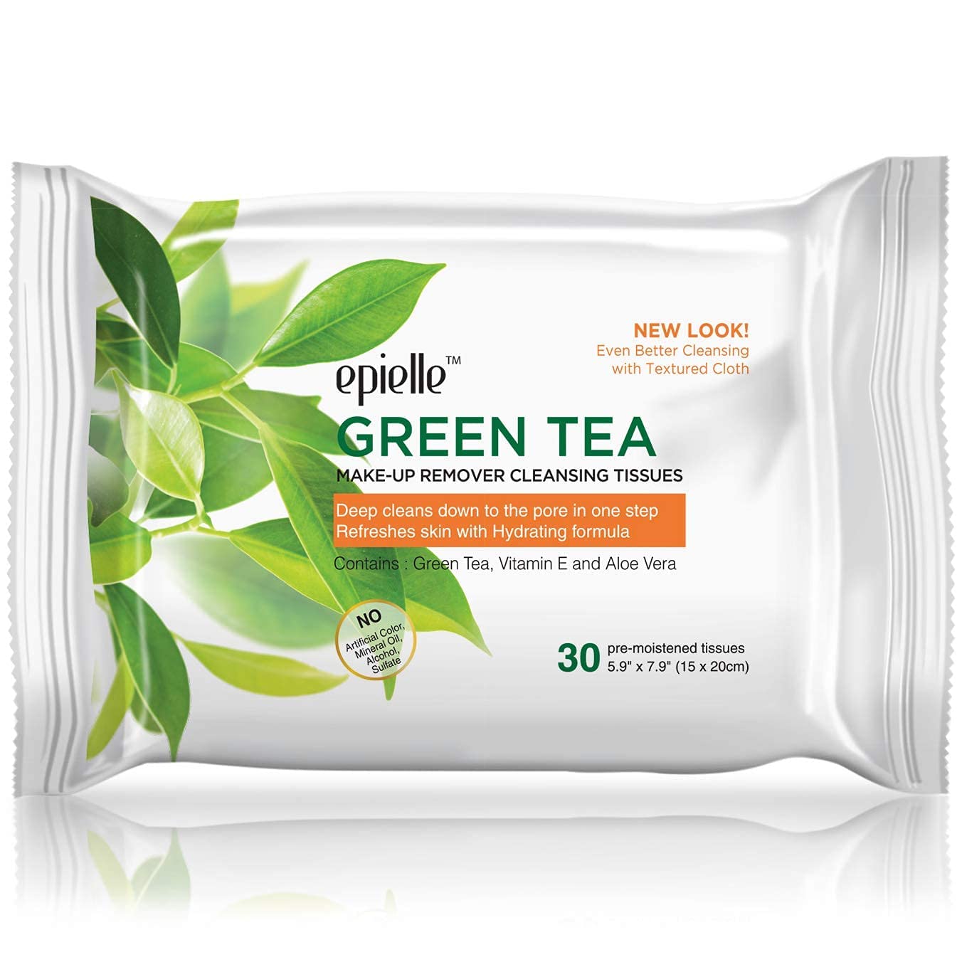 Epielle Charcoal & Collagen Makeup Remover Cleansing Wipes - Gentle for All Skin Types, Removes Dirt, Oil & Makeup - Infused with Aloe, Cucumber, Green Tea & Argan Oil - 30 Count (Pack of 6) - Perfect for Travel, Gym & Daily Skincare Routine