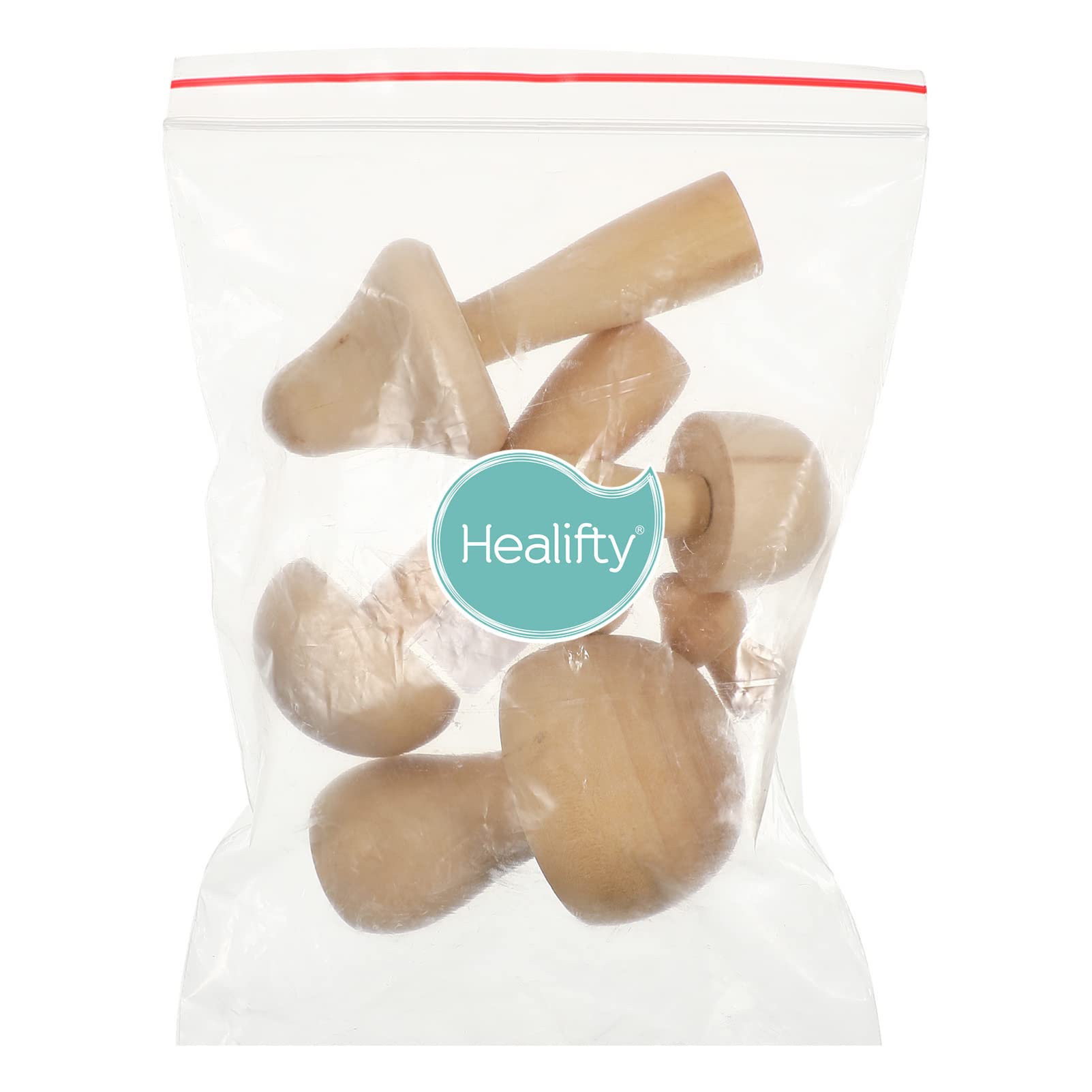 6pcs Unfinished Wooden Mushroom DIY Craft Kit for Kids - Doodle White Mushroom Wooden Ornaments, Graffiti Art Supplies, Children's Painting Activity, Home Decor & Party Favor Crafts