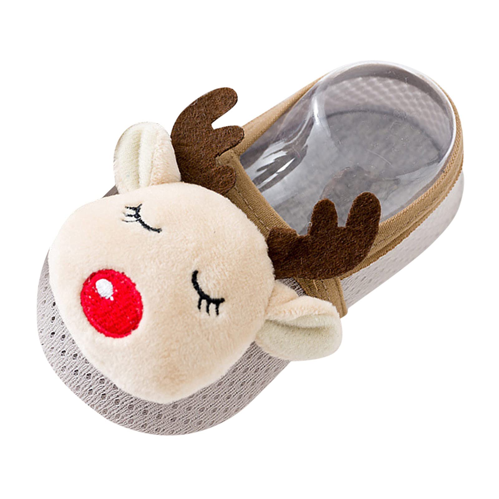 Non-Slip Baby Walking Shoes - Soft Sole Cartoon Sneakers for Boys & Girls - Indoor Anti-Skid First Walkers for Toddlers (Perfect for Playtime, Daycare & Home Use)