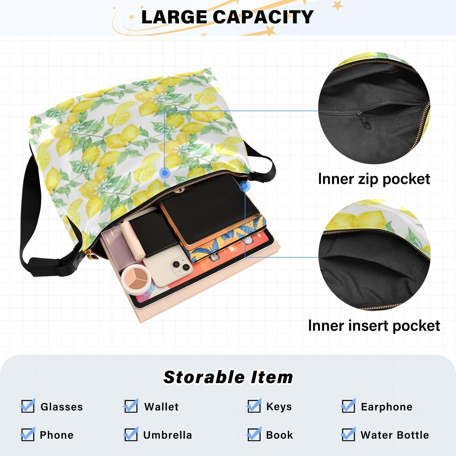 Stylish Genuine Leather Crossbody Bag for Women - Fashionable Shoulder Purse & Tote - Perfect for Work, Travel & Everyday Use