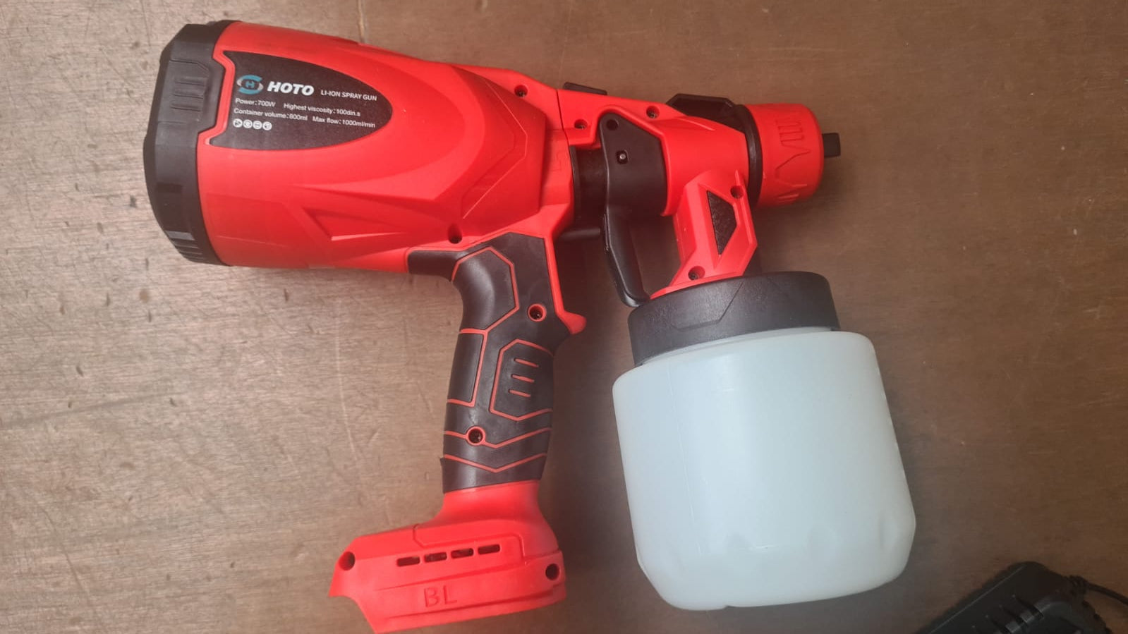 18V Cordless Battery Powered Portable Paint Sprayer Gun with 2 Batteries & 1 Charger - SGE CX33 Model | Perfect for Home DIY Projects, Furniture Refinishing, and Wall Painting