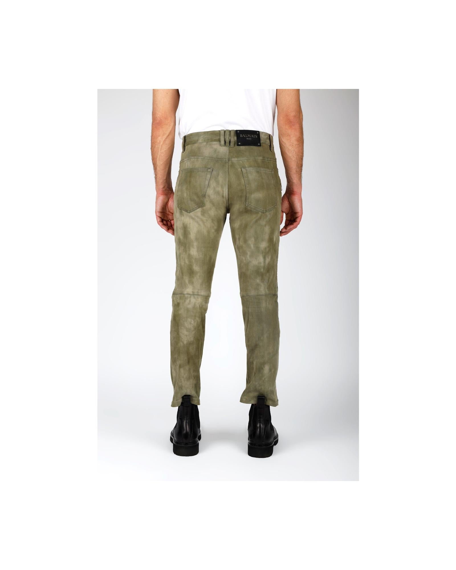 Men's Biker Jeans with Hook & Button Closure - Stretch Denim Pants with Biker Stitching Details for Motorcycle Riding & Casual Wear