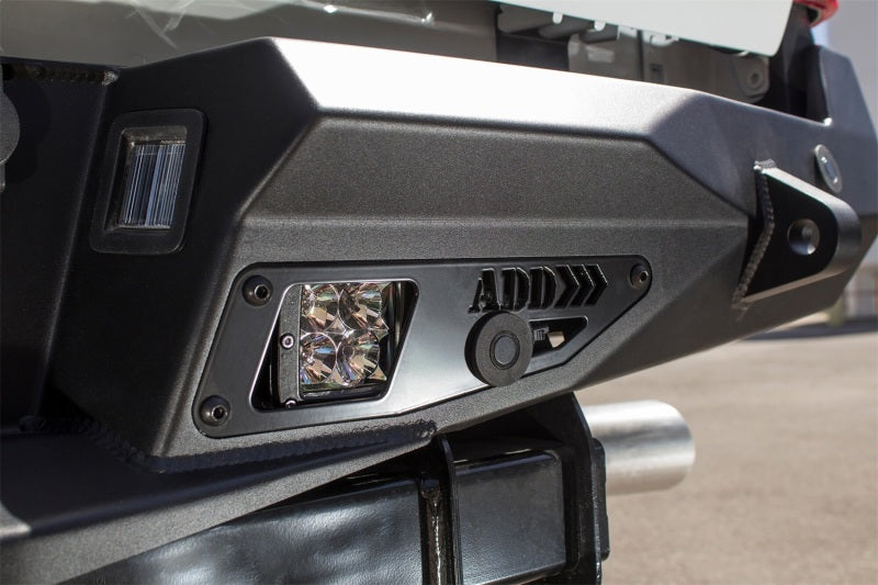 Addictive Desert Designs Stealth Fighter Rear Bumper for 2017-2018 Ford F-250 Raptor with Backup Sensor Cutout | Heavy-Duty Off-Road Protection & Towing Accessory