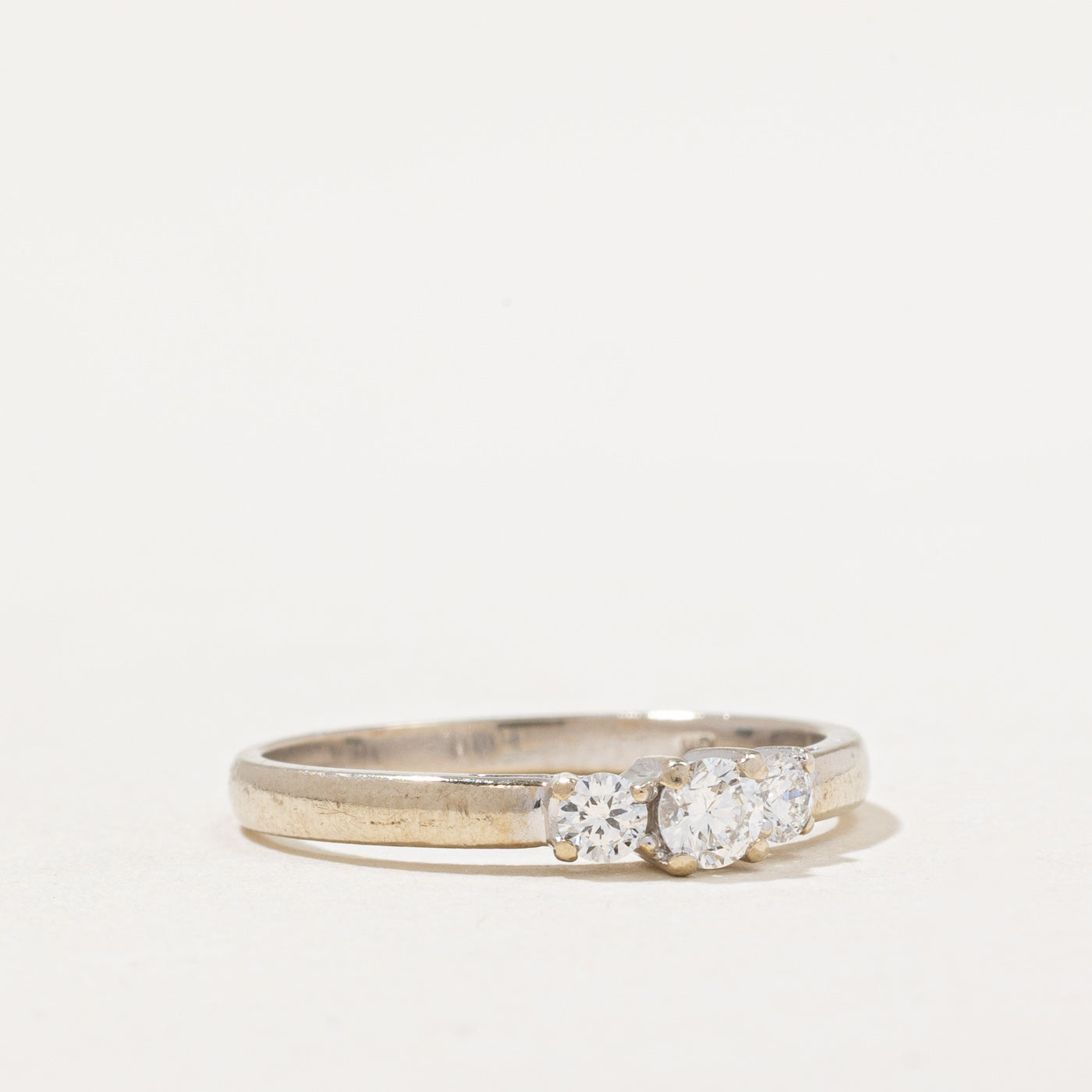 0.24ctw Three Stone Diamond Ring for Women - Size 6 | Elegant Engagement, Wedding, Anniversary Jewelry Gift for Her