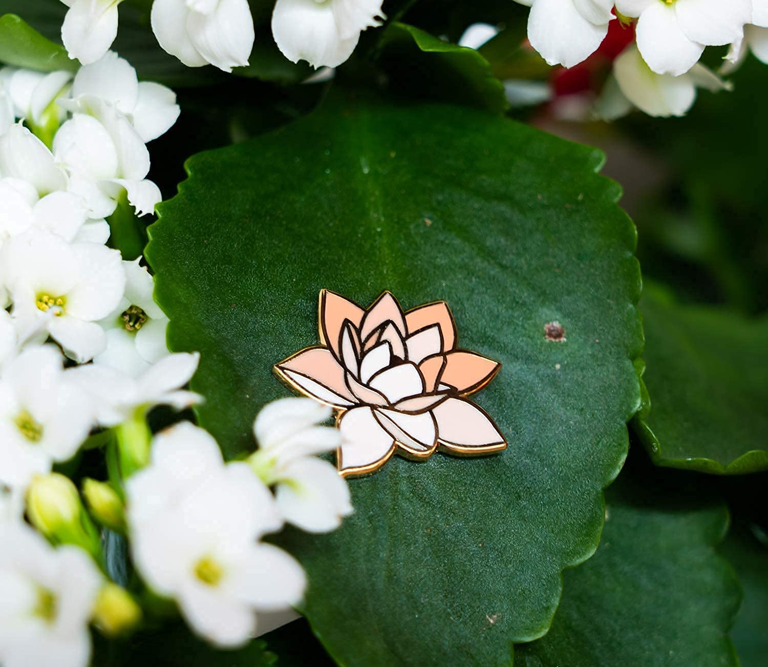 Pink Lotus Flower Brooch Pin - Elegant Hard Enamel Jewelry Charm for Women - Perfect Plant Lover Gift & Mother's Day Present - Ideal for Weddings, Parties, and Special Occasions