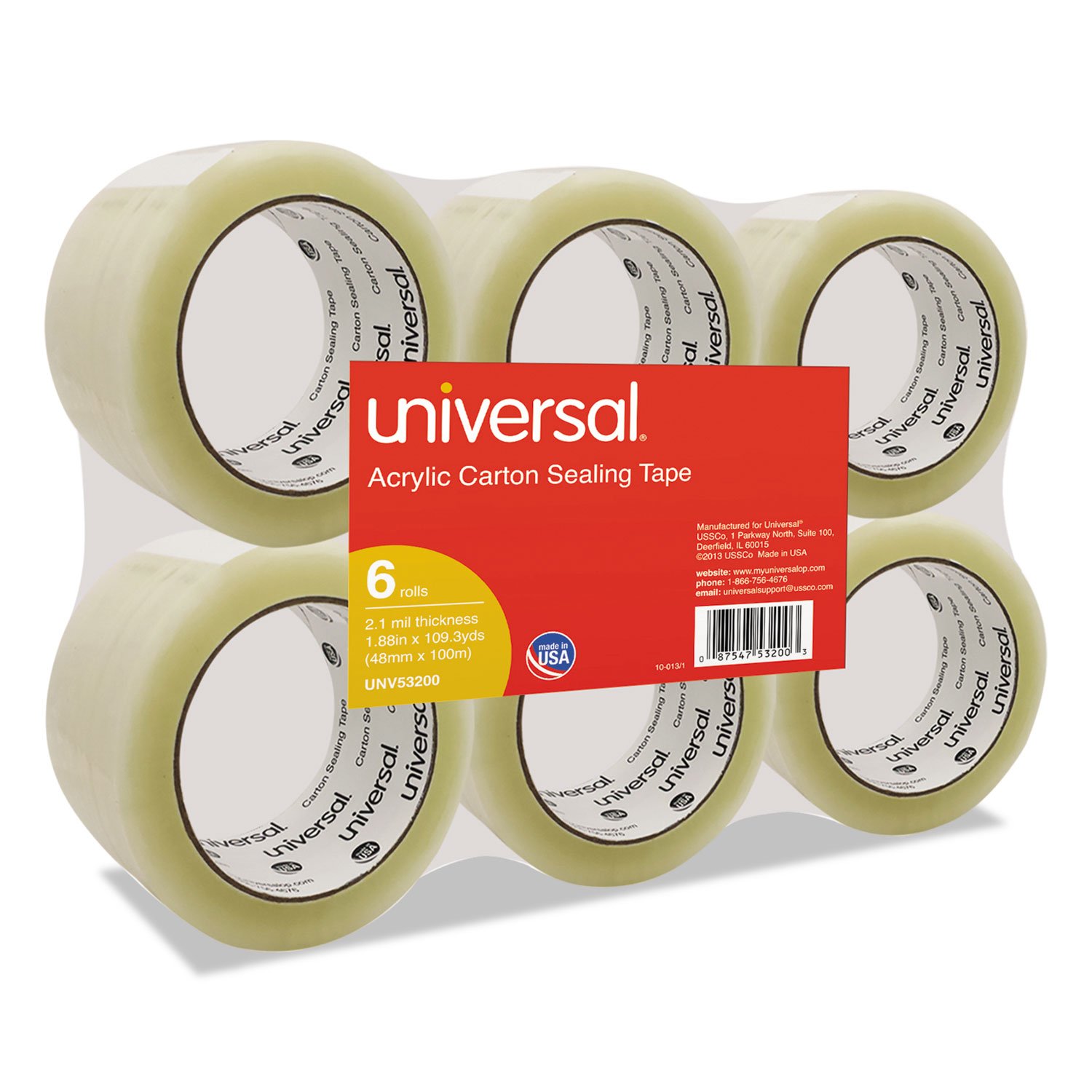 UNV53200 Heavy Duty Box Sealing Tape - 3