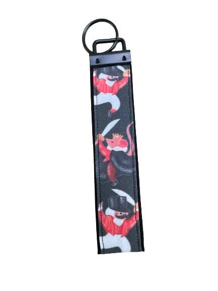 Nutcracker Battle Keychain Wristlet - Christmas Themed Keychain for Backpacks, Gifts & Holiday Decor | Perfect for Christmas Parties, Stocking Stuffers & Nutcracker Collectors