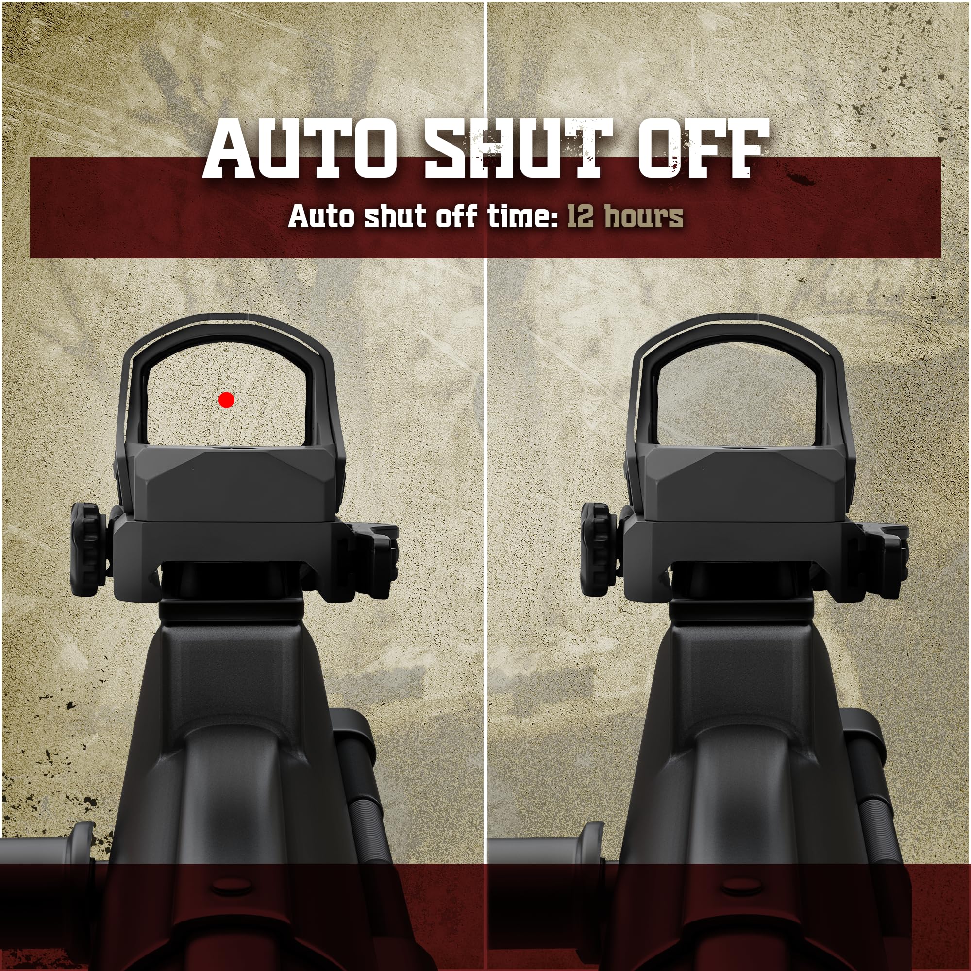 Sightmark Mini Shot M-Spec Reflex Sight - Red Dot Sight for Pistols & Rifles - Quick Target Acquisition for Hunting, Shooting & Tactical Use