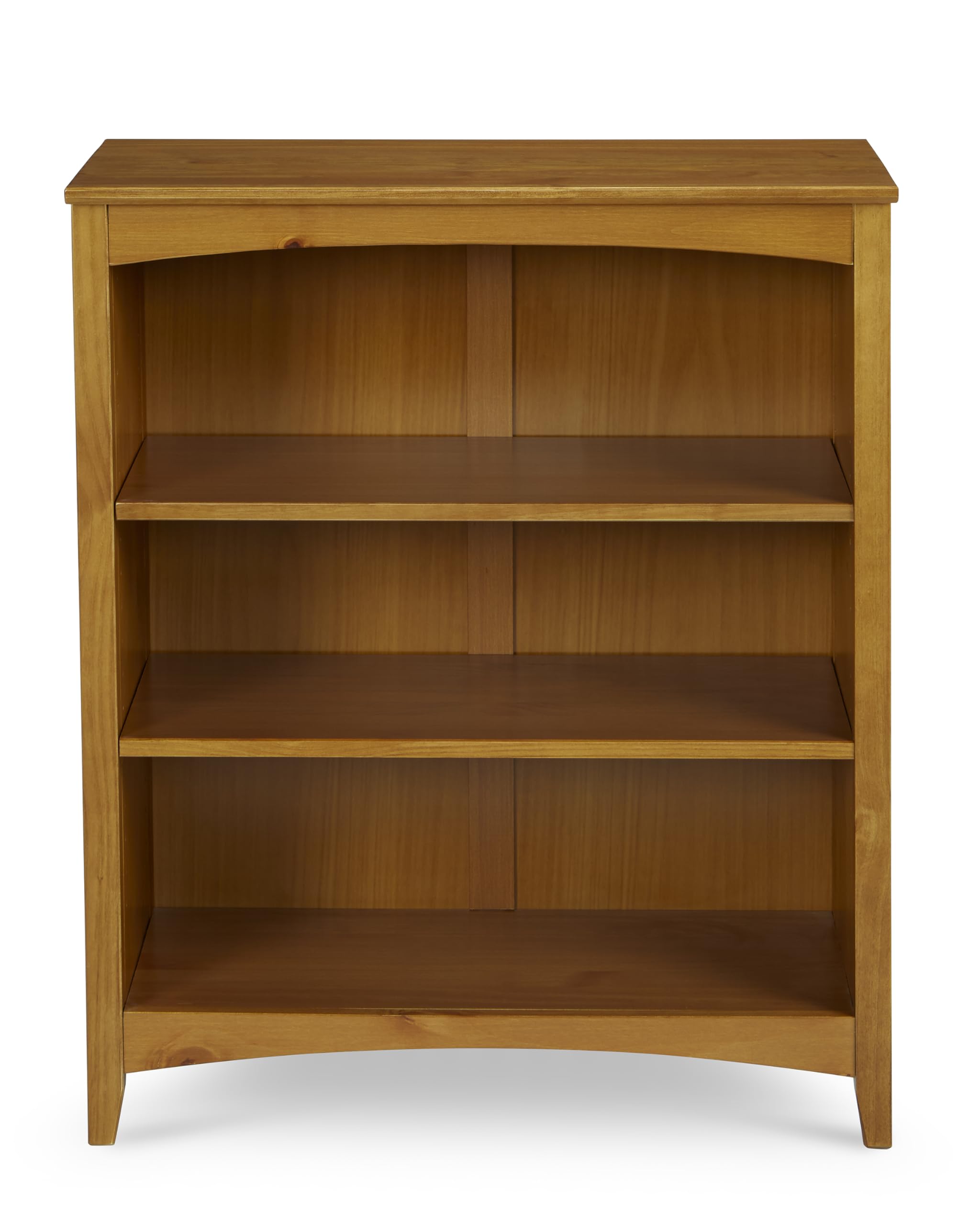 Shaker Style Bookcase 36 Inches Tall in Cherry Finish - Perfect for Living Room, Office, or Library Storage