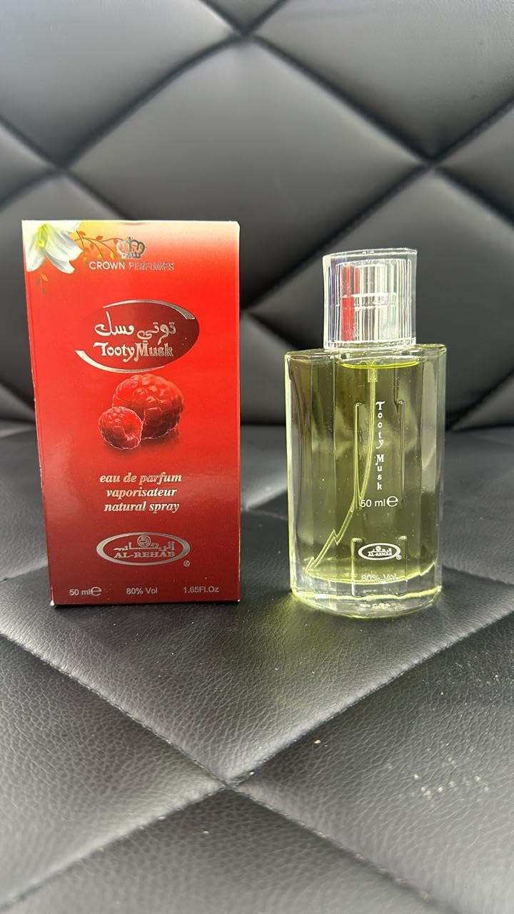AlRehab Tooty Musk Body Spray Perfume for Men - 50ml/1.65oz Long-Lasting Fragrance | Fresh Scent for Daily Wear, Gym, Office & Date Night