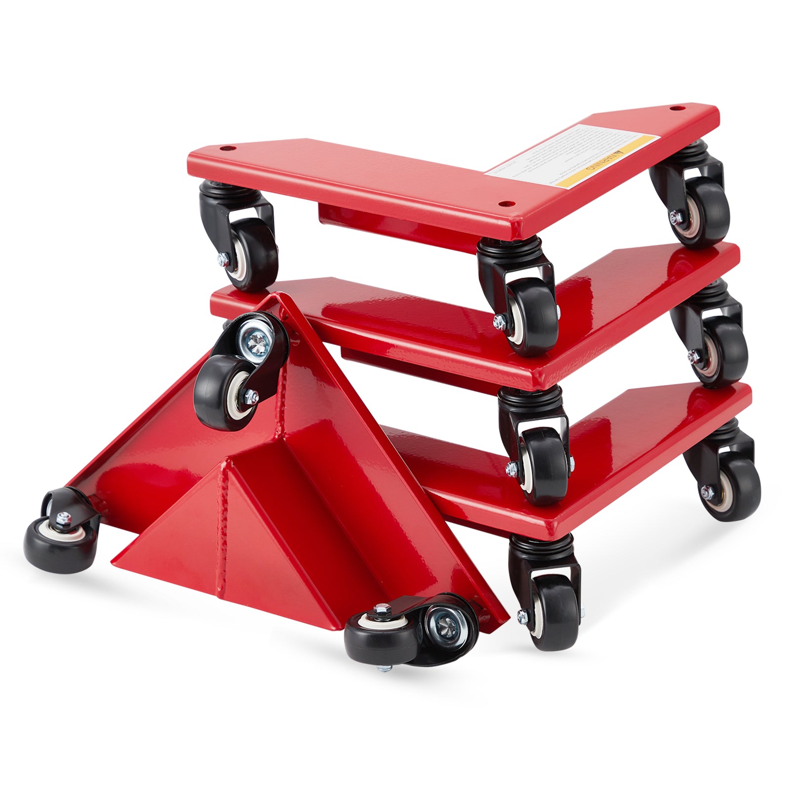 Heavy Duty 4-Piece Furniture Dolly Set - 1380 Lbs Capacity, 4-Wheel Furniture Movers for Sofas, Refrigerators & Large Items | Home Moving, Warehouse & Office Use