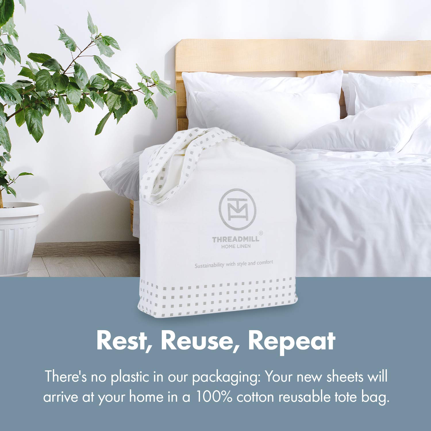 Premium 600 Thread Count 100% Cotton Queen Size Bed Sheets Set - 16