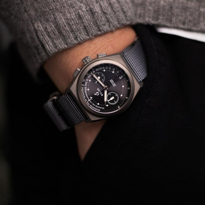 BOLDR Venture Field Medic IV Grey Watch - Rugged Stainless Steel Automatic Diver for Men - Perfect for Outdoor Adventures, Diving, and Everyday Wear
