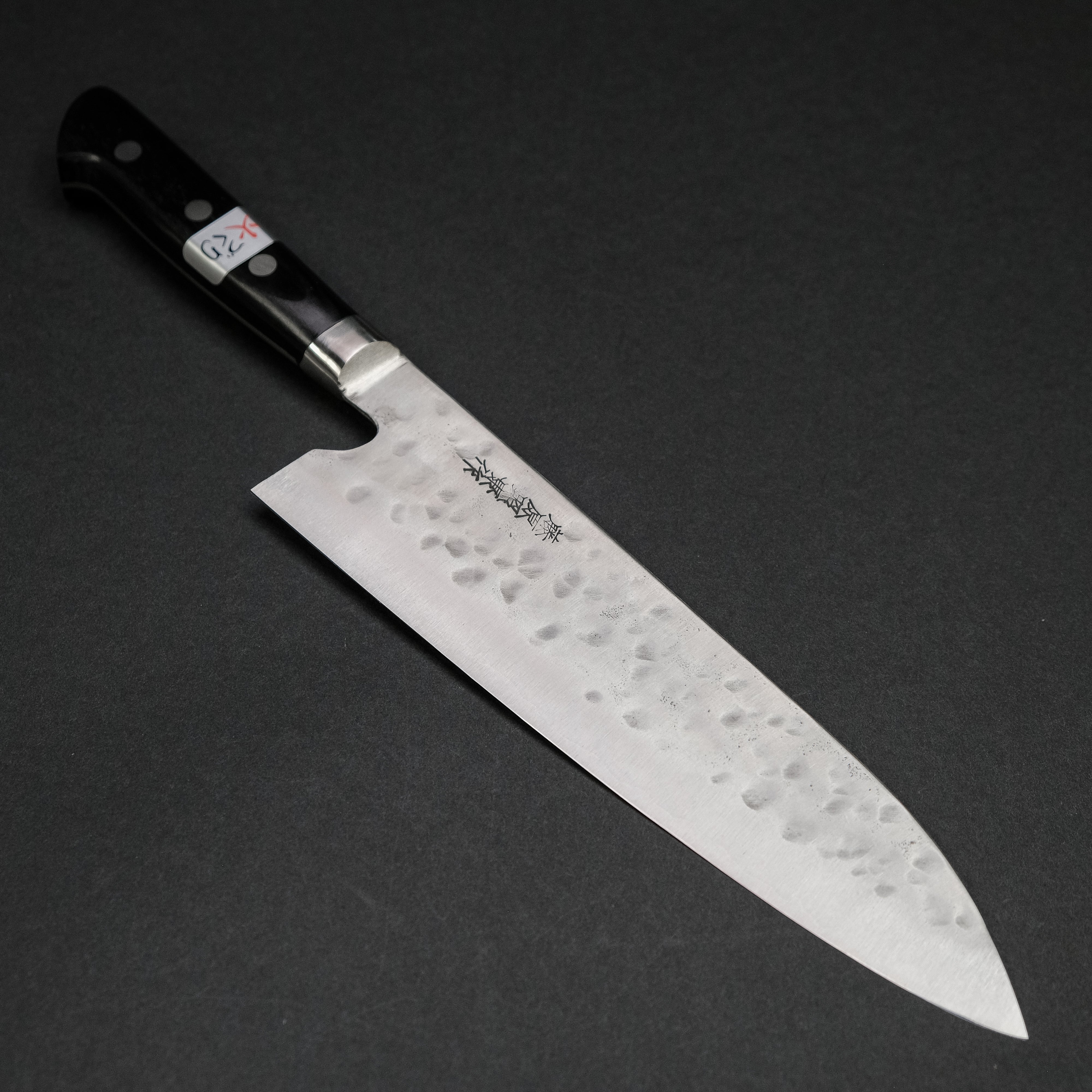 Premium Teruyasu Fujiwara Maboroshi White #1 Gyuto Japanese Chef Knife 210mm with Pakka Wood Handle - Perfect for Sushi, Meat Cutting & Professional Kitchen Use