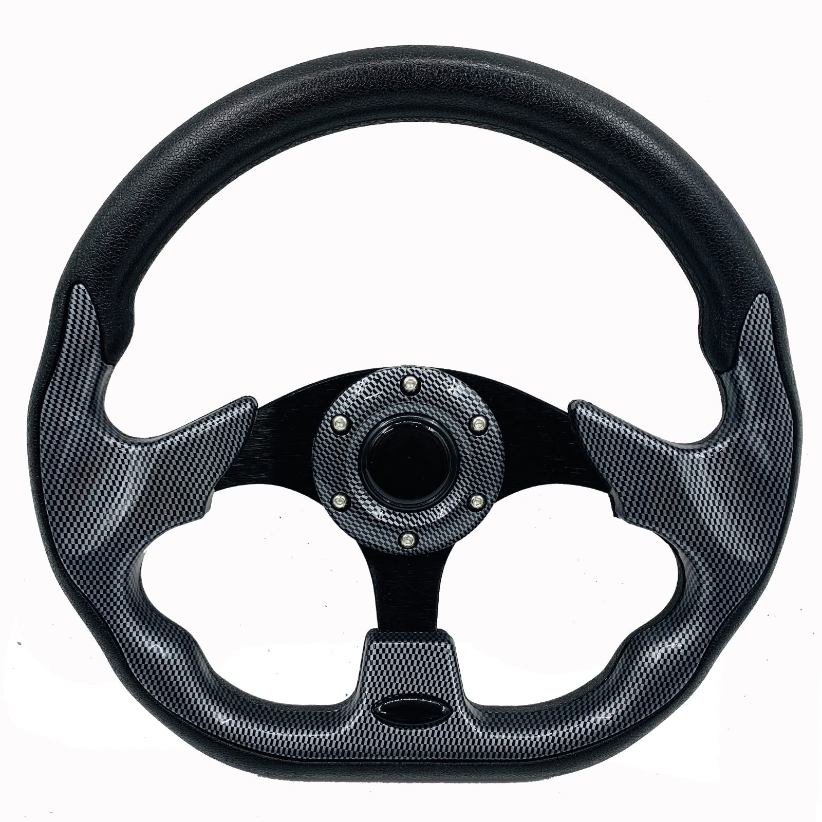 Universal Golf Cart Steering Wheel for EZGO RXV, TXT, Club Car DS & Precedent - Premium Replacement for EZGO, Yamaha Golf Carts - Perfect for Golf Courses, Resorts, and Private Communities
