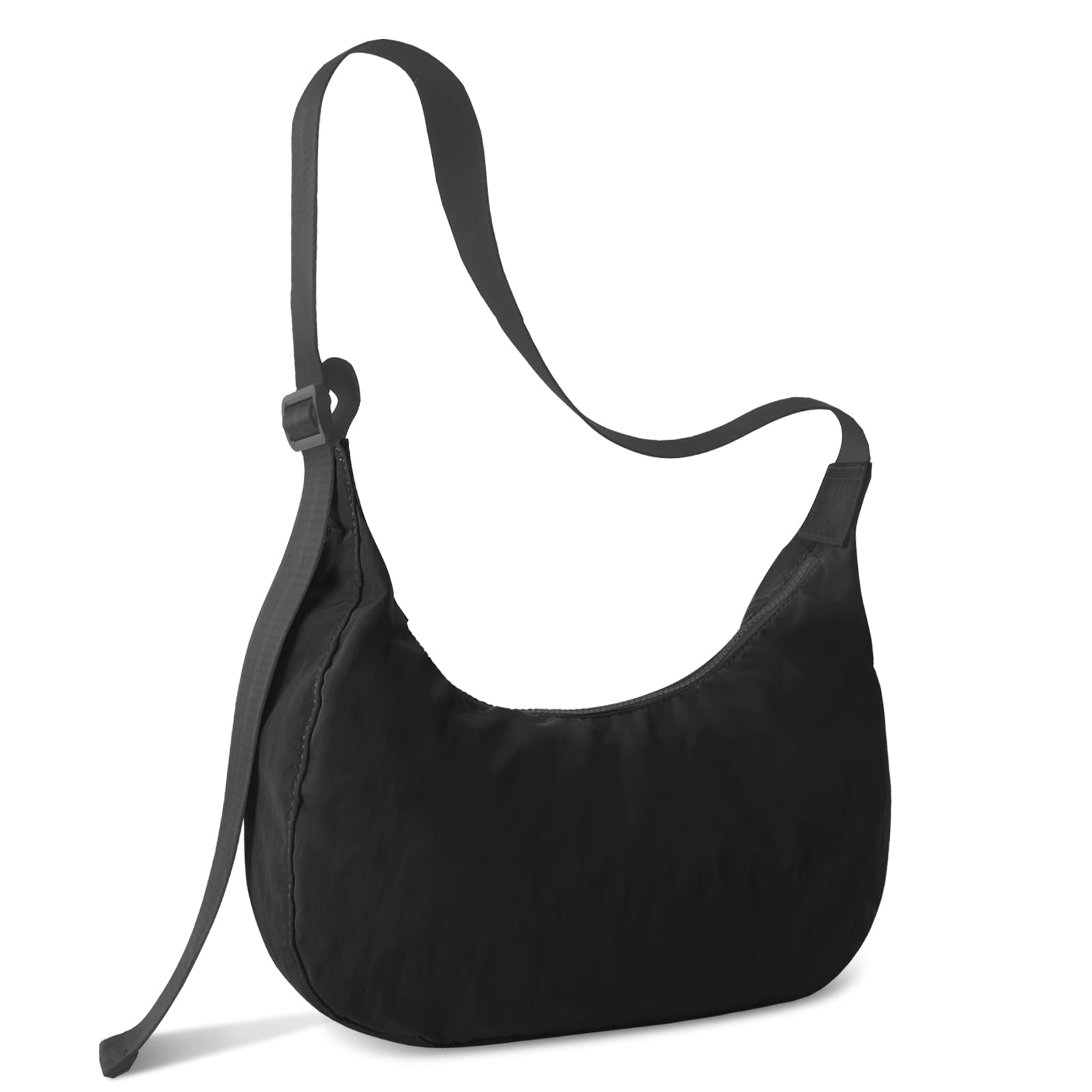 Stylish Nylon Crescent Crossbody Bag for Women - Adjustable Strap, Large Capacity & Waterproof - Perfect for Travel, Shopping & Everyday Use