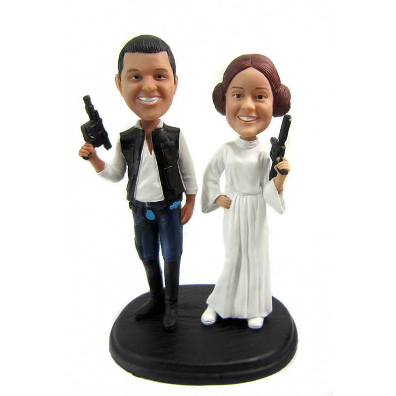 Custom Movie Characters Couples Bobbleheads - Personalized Figurines for Anniversaries, Weddings & Gifts | Fun Home Decor & Collectibles for Movie Fans