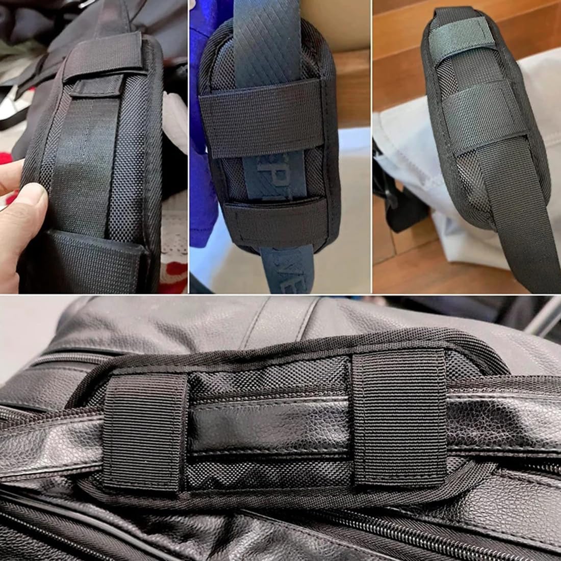**Detachable Shoulder Strap Pad - 2 Pack Comfortable Cushion for Backpacks, Cameras, Laptops, Messenger Bags & Rifle Slings - Ideal for Hiking, Travel & Outdoor Activities**