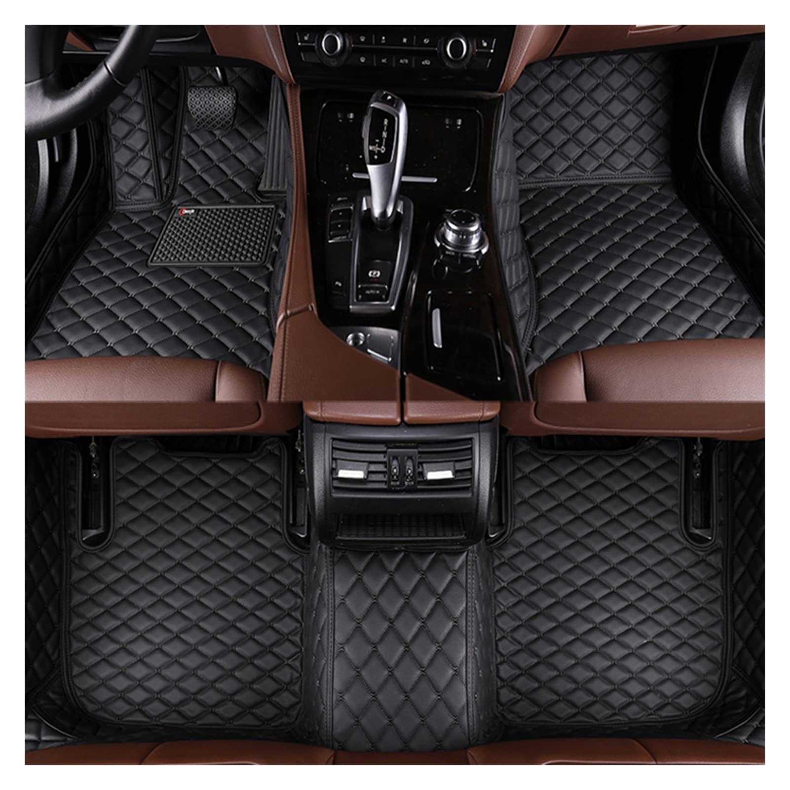 Non-Slip Car Floor Mats for Chrysler Pacifica - Anti-Dirty Eco-Friendly Foot Pads (LHD, Black) - Perfect for Road Trips, Daily Commutes & Protecting Your Vehicle Interior