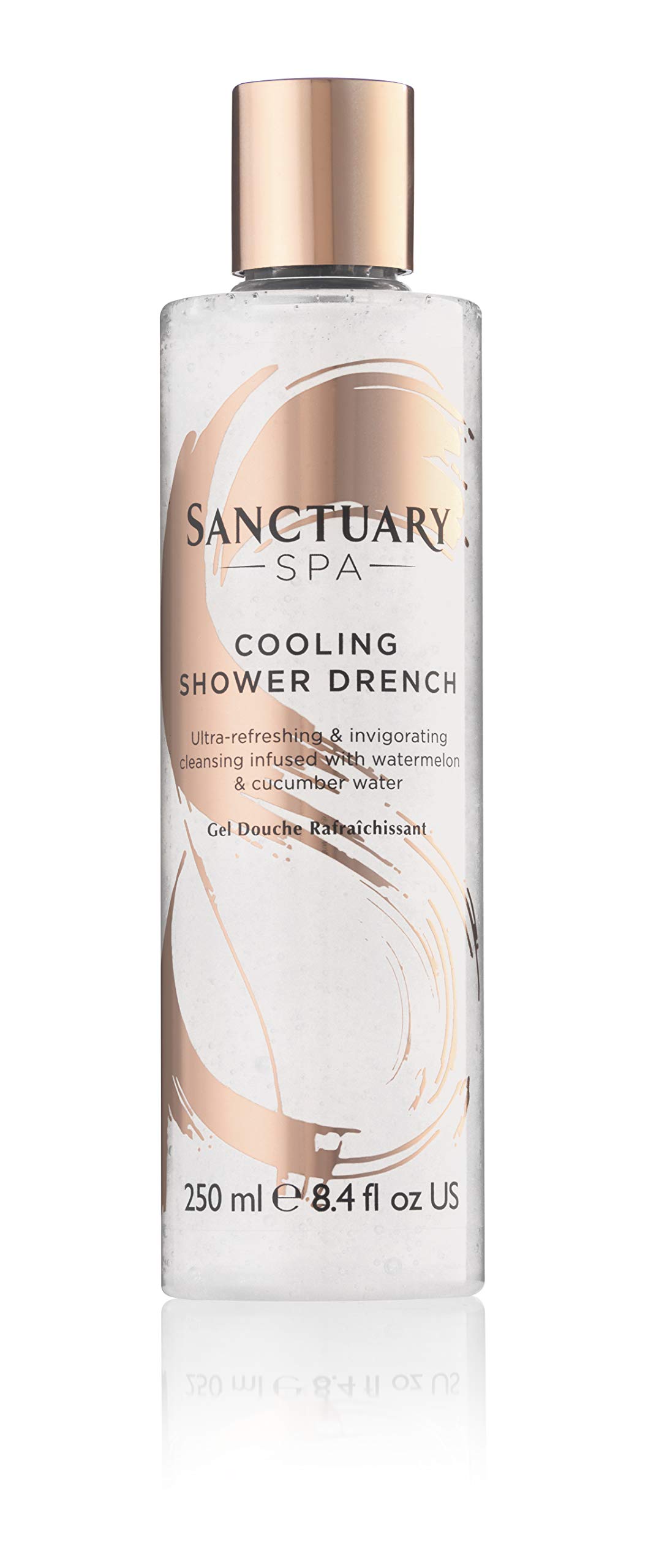 Sanctuary Spa Cooling Shower Drench Shower Gel 250ml - Refreshing Body Wash for Hot Days & Post-Workout Cool Down