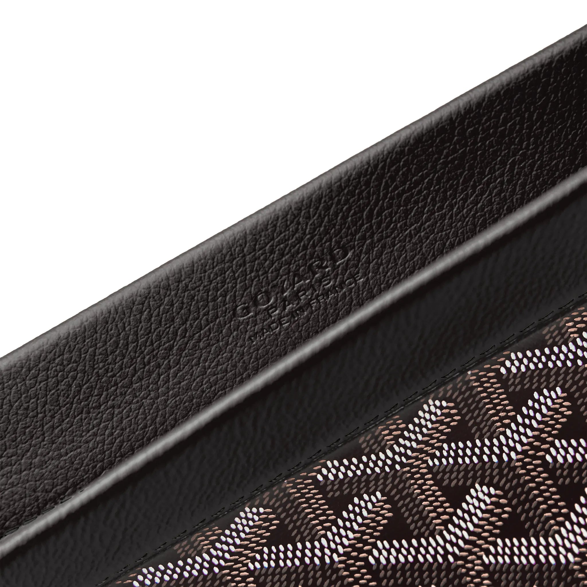 Goyard Conti Black Leather Pouch - Luxury Crossbody Bag for Women - Perfect for Travel, Work & Evening Events