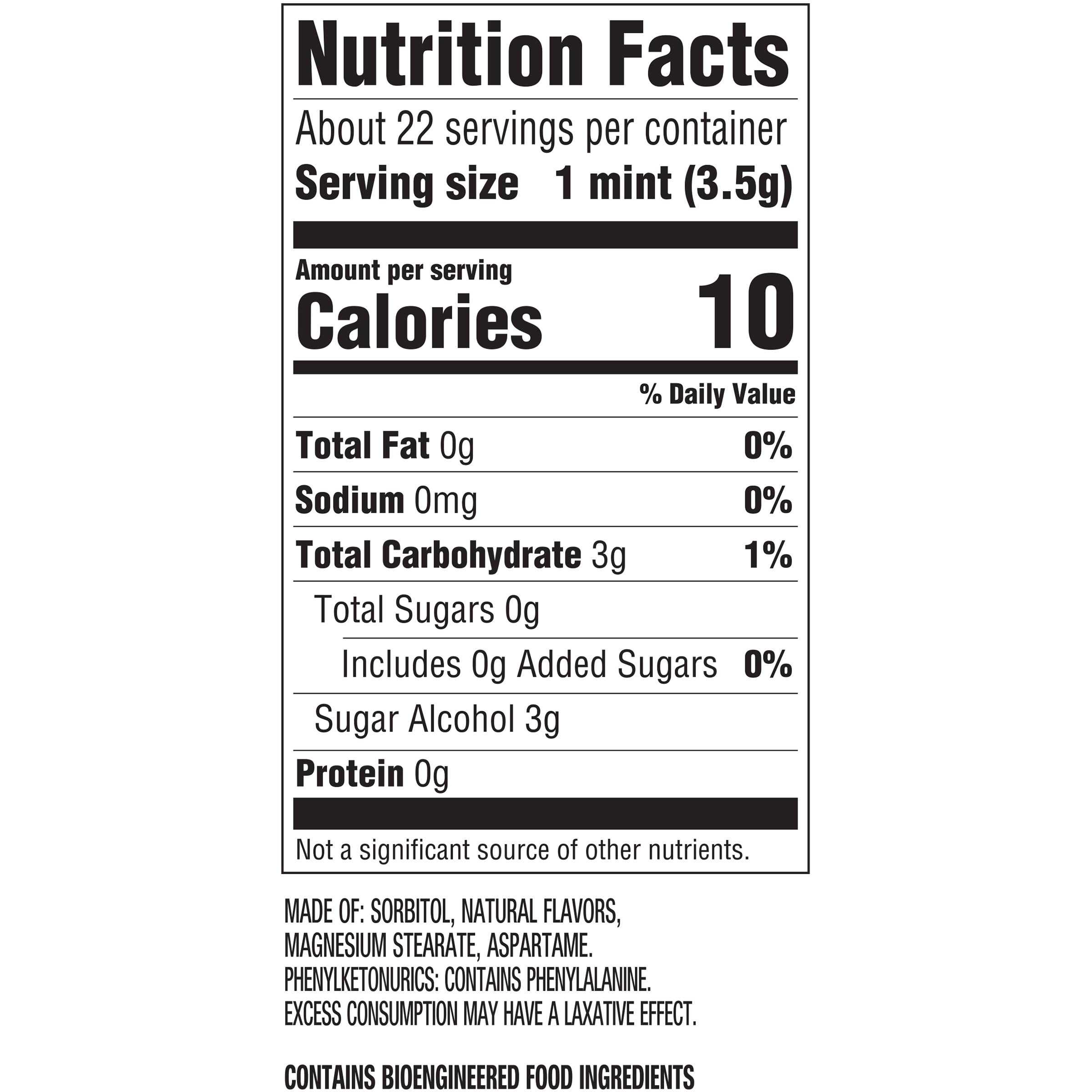 Sugar Free Lifesavers Pep O Mint Breath Mints - 2.75oz (Pack of 4) | Refreshing Peppermint Flavor | Perfect for Fresh Breath at Work, School & Social Events