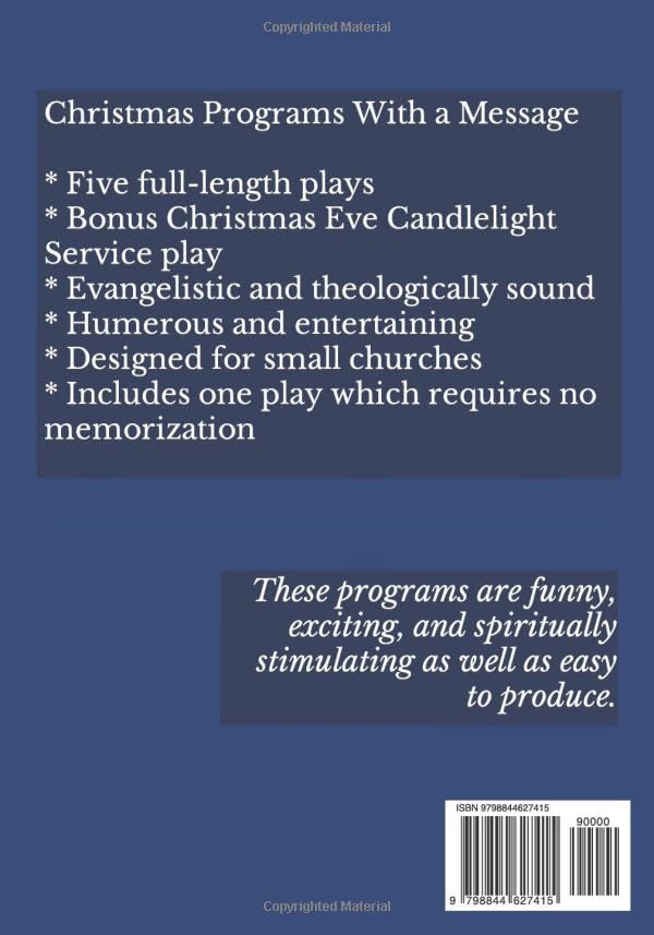 Christmas Plays for Small Churches: Volume Two - Easy Scripts & Performances for Holiday Worship Services