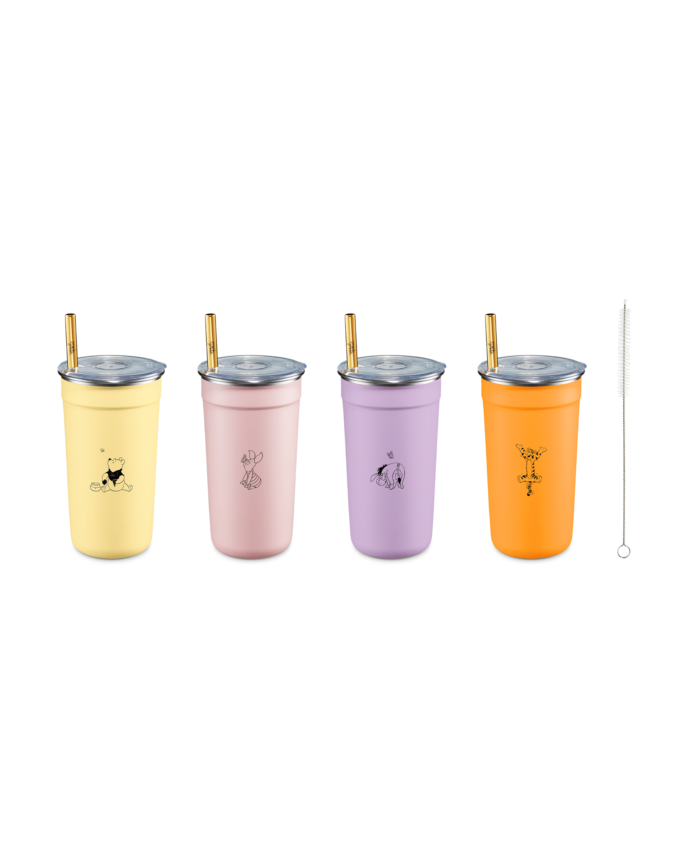 Disney Reusable Plastic Party Cups 16oz (475ml) - Set of 4 - BPA-Free, Durable & Eco-Friendly Cups for Kids Birthday Parties, BBQs, Picnics & Family Gatherings