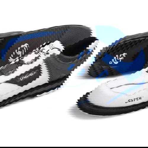 Dexter Men's SST 6 Hybrid BOA Bowling Shoes - White & Blue - Right Hand Wide Fit for Professional Bowlers & League Players