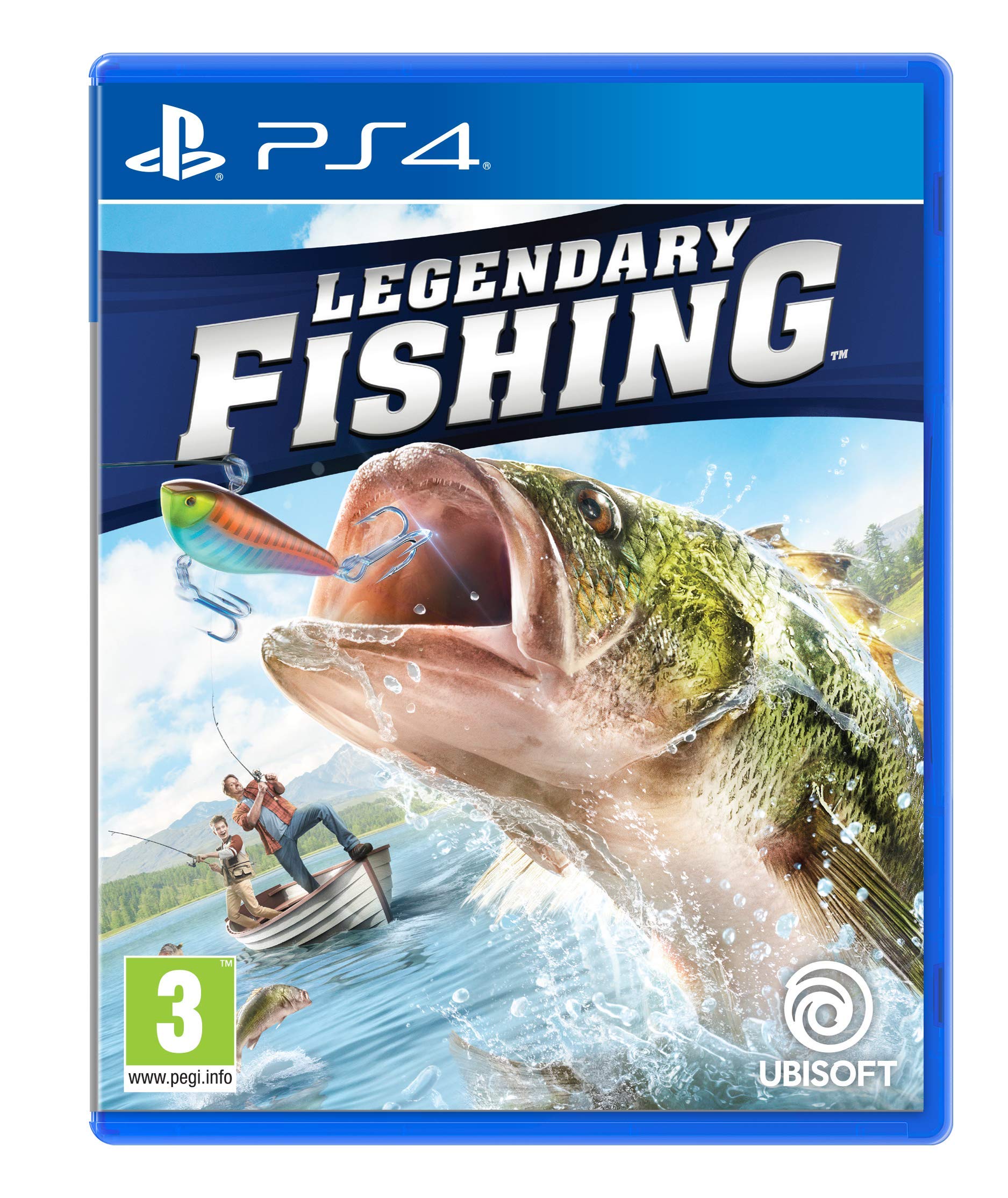 Legendary Fishing Game for PS4 - Realistic Fishing Simulation & Adventure - Perfect for Relaxation & Family Fun