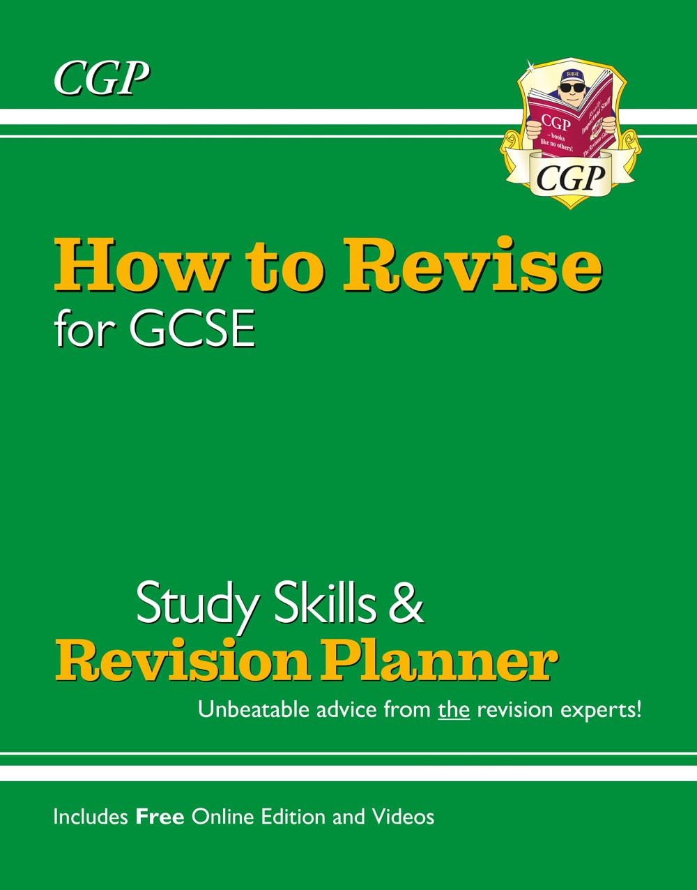 CGP GCSE 9-1 Revision Guide: Study Skills & Planner for 2025 and 2026 Exams | Expert Tips, Video Tutorials & Effective Study Strategies – Perfect for High School Students Preparing for GCSE Tests