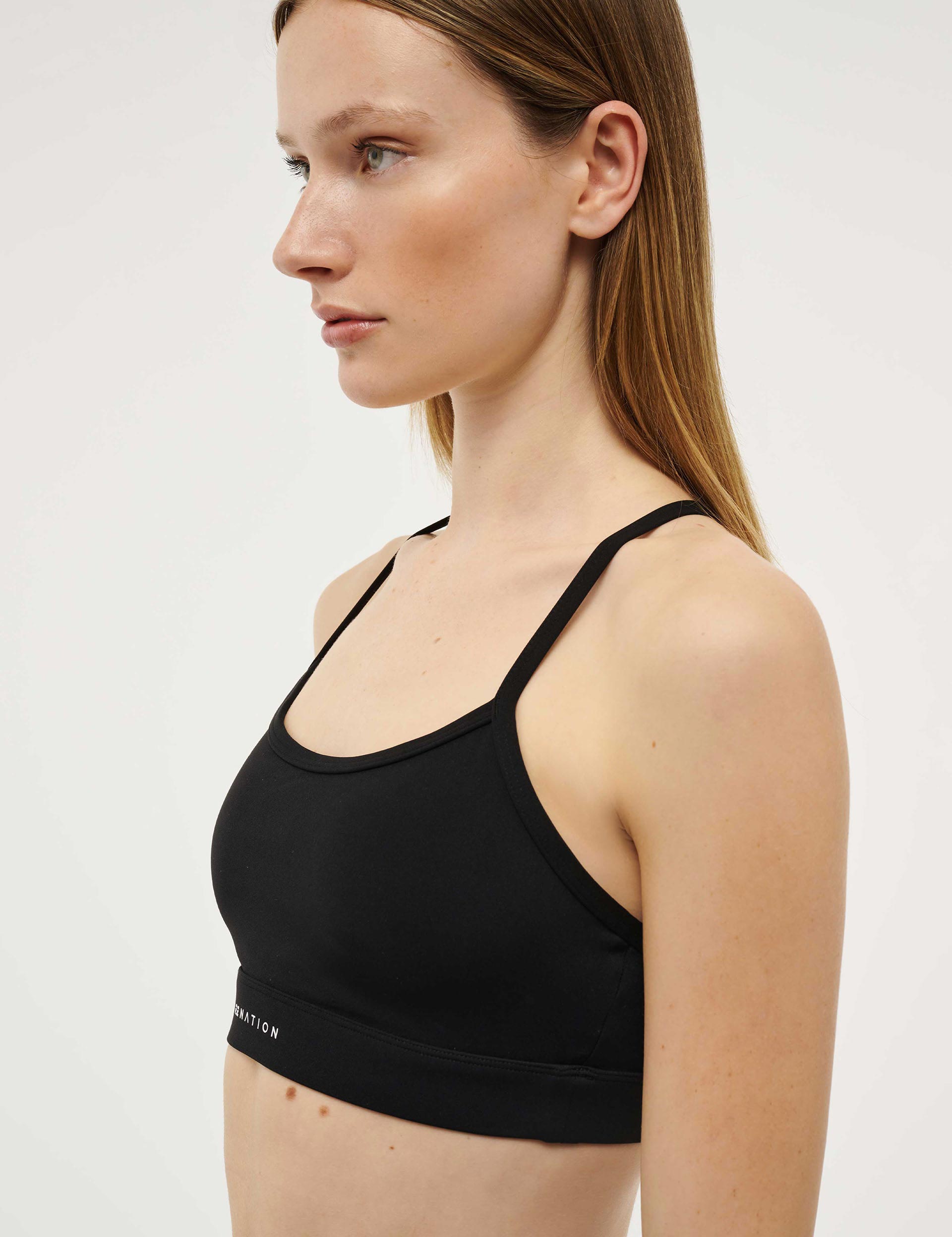 Signature High-Performance Sports Bra for Women - Black | Workout, Running, Yoga & Gym Essentials