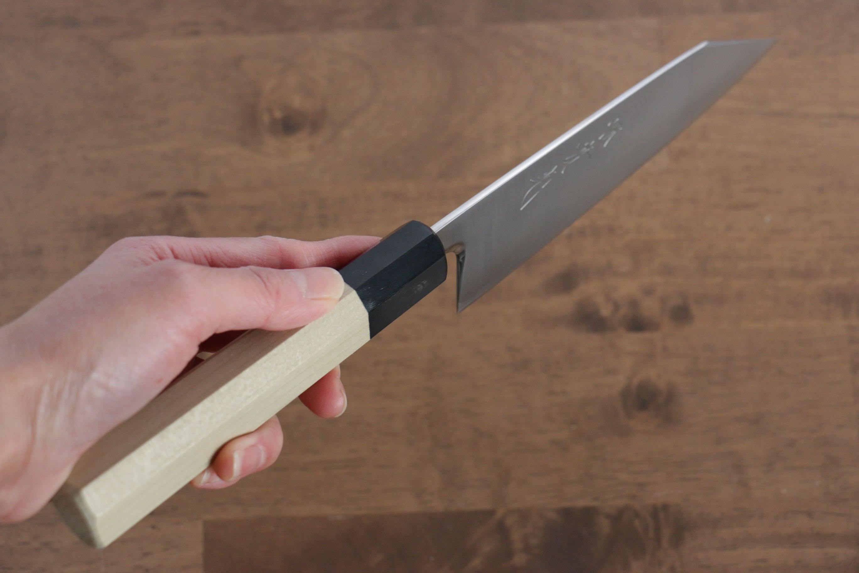 Premium Jikko SG2 Kiritsuke Santoku Knife 155mm - Japanese High Carbon Stainless Steel Blade with Magnolia Wood Handle - Perfect for Slicing, Dicing, and Precision Cutting in Professional Kitchens & Home Cooking
