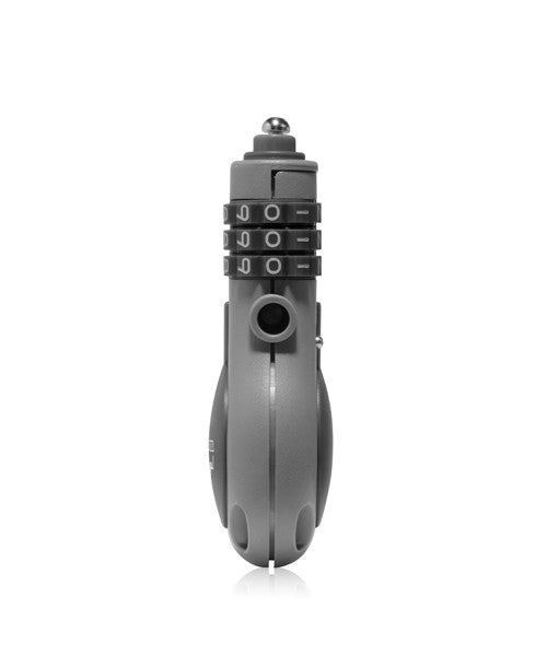 Monocozzi Bon Voyage 3-Digit Portable Retractable Travel Lock - Secure Luggage, Backpacks & Gym Bags for Airports, Hotels & Camping Trips