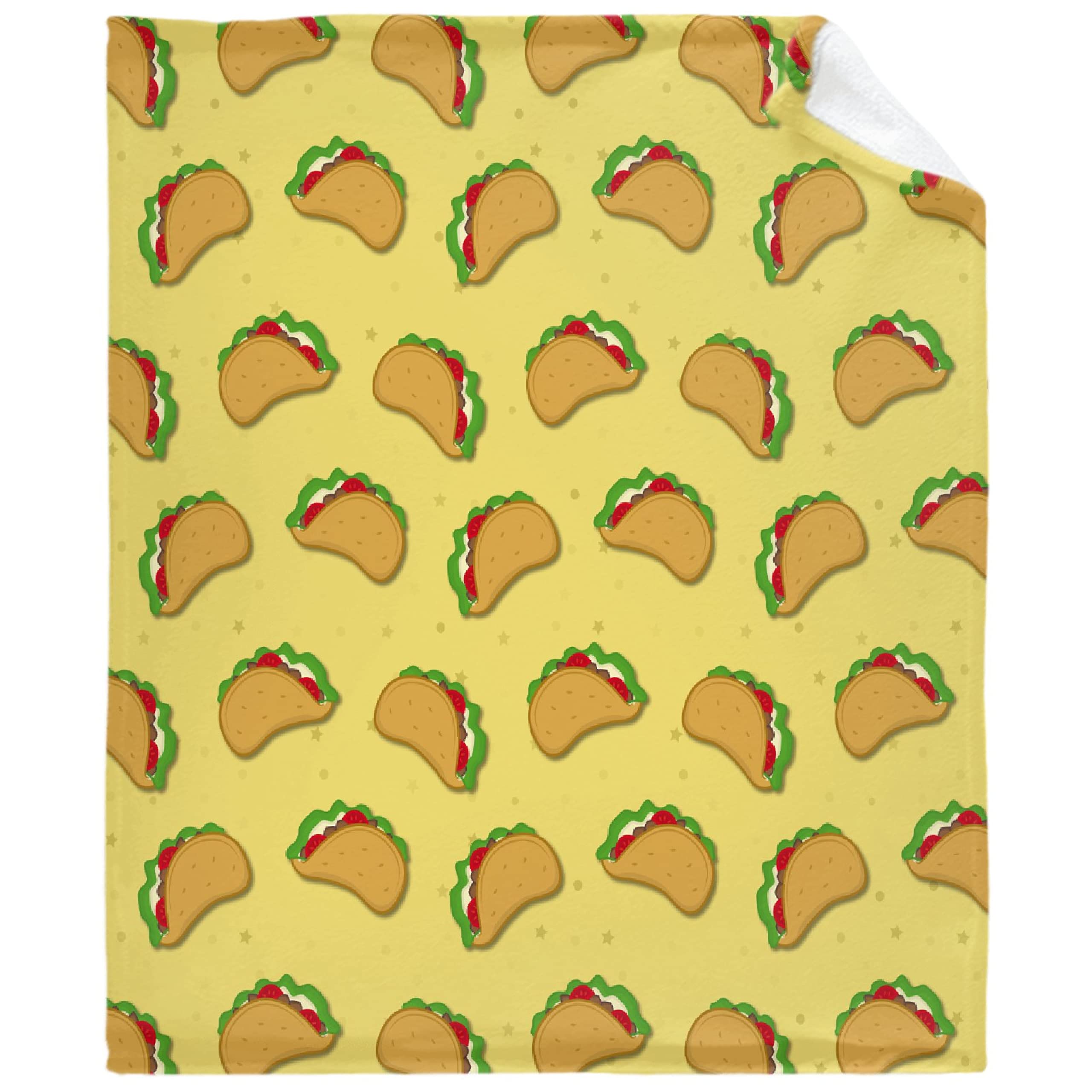 Soft Cozy Plush Taco Blanket - Funny Burrito Print Fleece Throw for Women & Men | Lightweight Warm Bed Quilt, Sofa Couch Decor, XL Travel Blanket for Family | Perfect for Movie Nights, Camping & Gifts