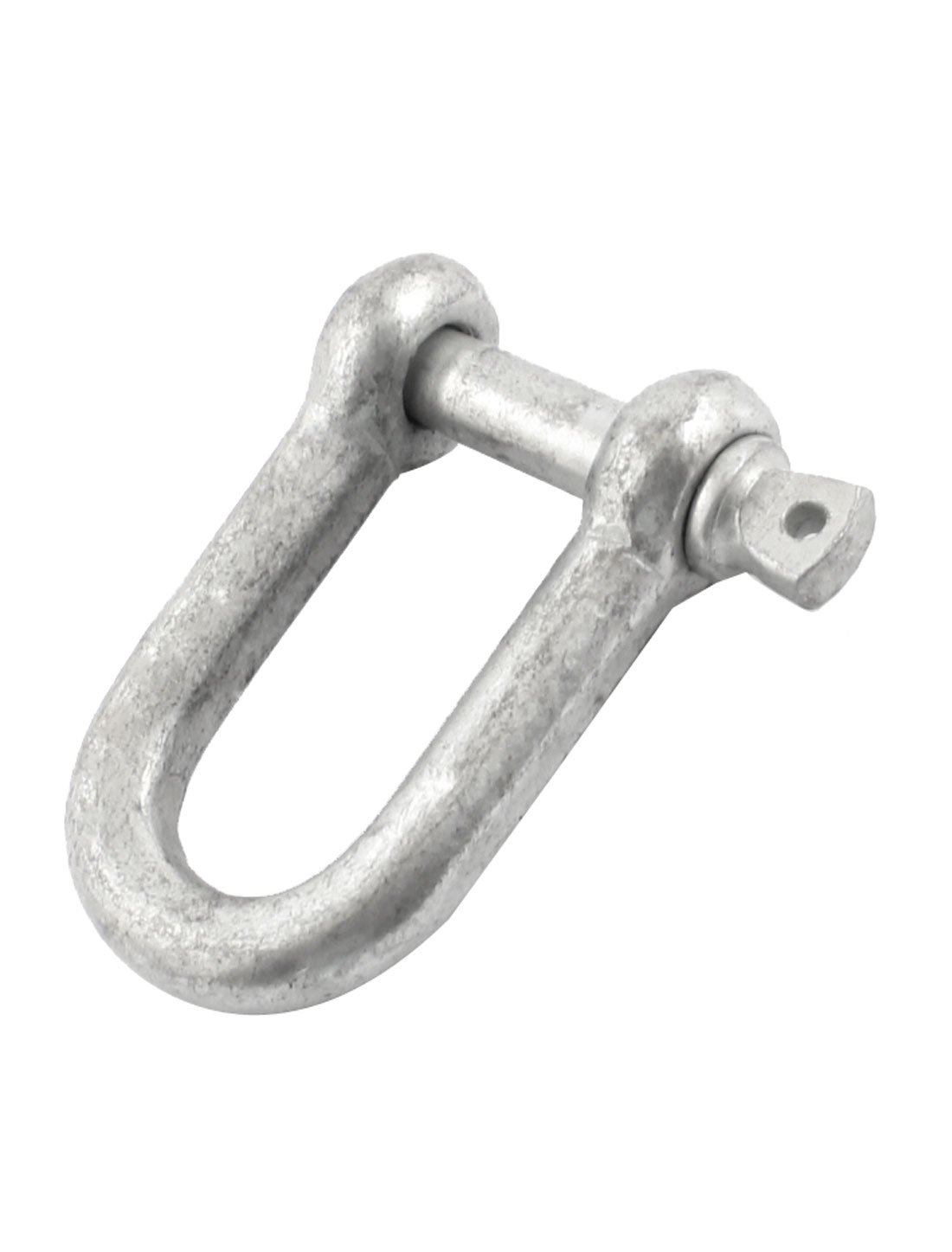 Stainless Steel D Shackles for 16mm 5/8 Inch Wire Rope - Silver Tone Chain & Rope Fastener Clips - Heavy Duty Marine, Rigging, and Construction Use