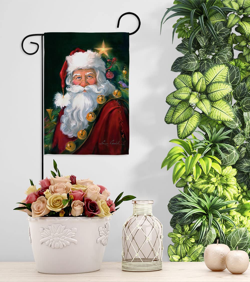 Santa Christmas Garden Flag Set 13