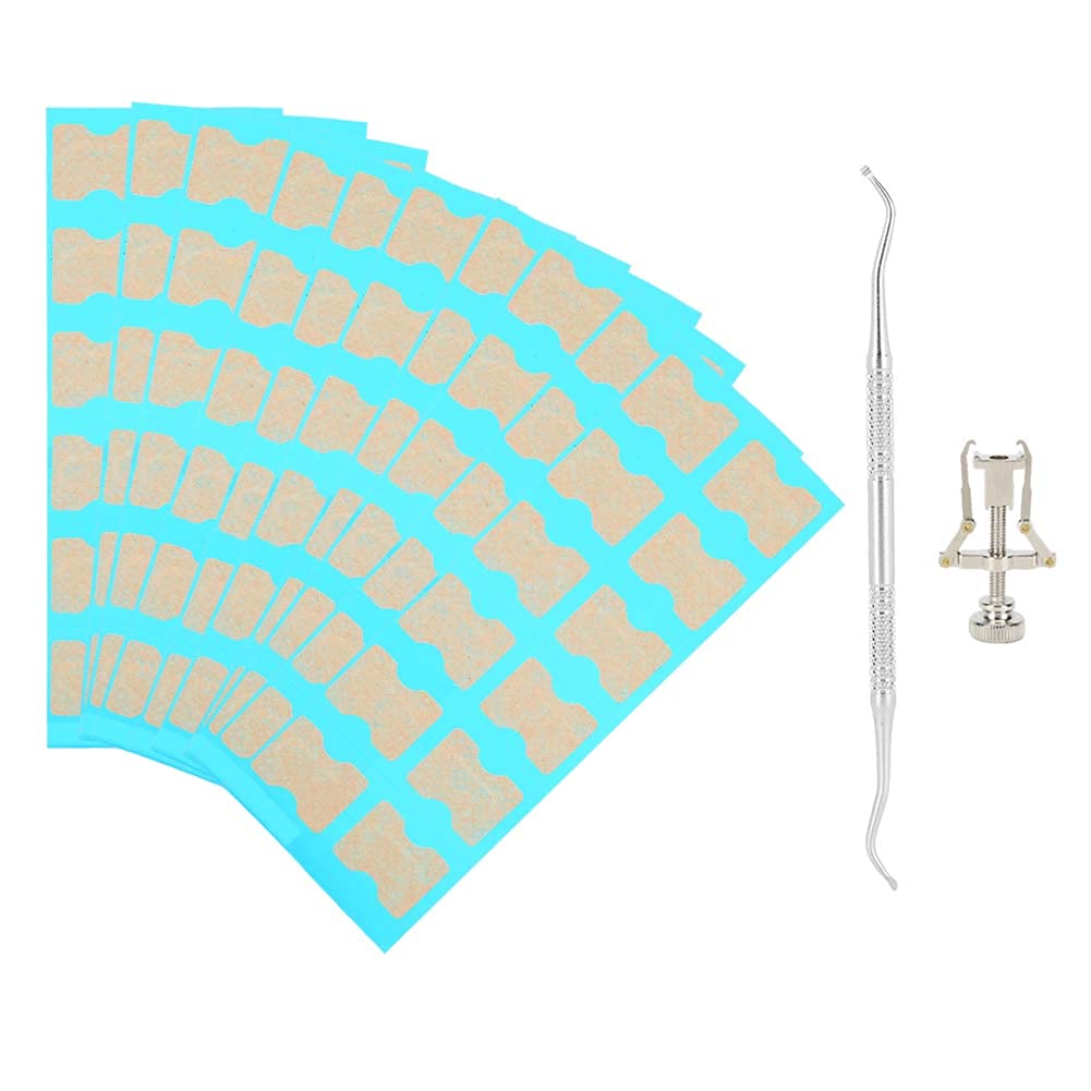 Ingrown Toenail Correction Treatment Kit - 120 Pieces with Nail Corrector Clips, Smoothing Strips, 2 Files & Pusher for Pain Relief & Recovery - Perfect for Ingrown Toenail Care & Home Pedicure